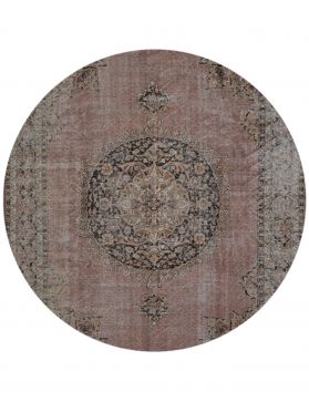 Rund Vintage Teppich rund  grau <br/>253 x 253 cm