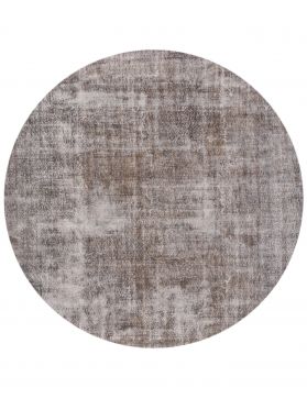 Rund Vintage Teppich rund  grau <br/>242 x 242 cm