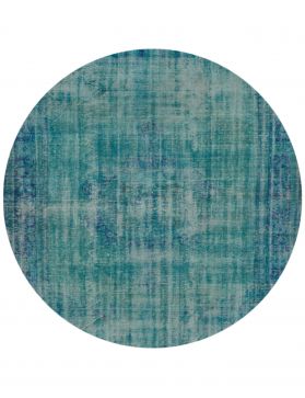 Vintage rond Tapis 247 X 247 vert