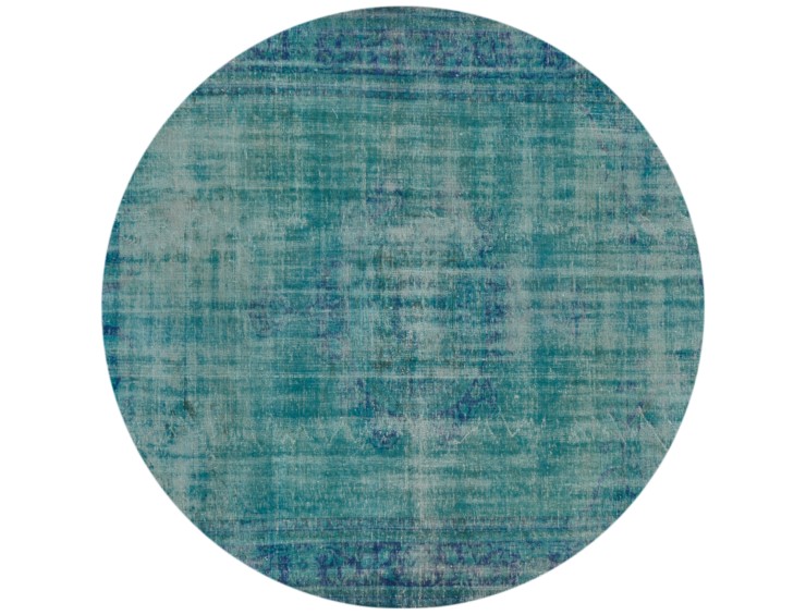 Verde Turco Tappeto Vintage 247 x 247 cm