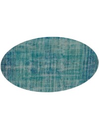 Verde Turco Tappeto Vintage 247 x 247 cm - view 1