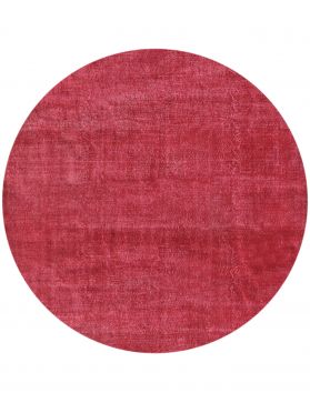 Rund Vintage Teppich rund  rot <br/>248 x 248 cm
