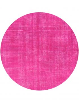 Vintage Tapis rond 232 X 232 violet