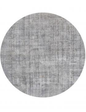 Vintage Teppich rund 243 X 243 grau