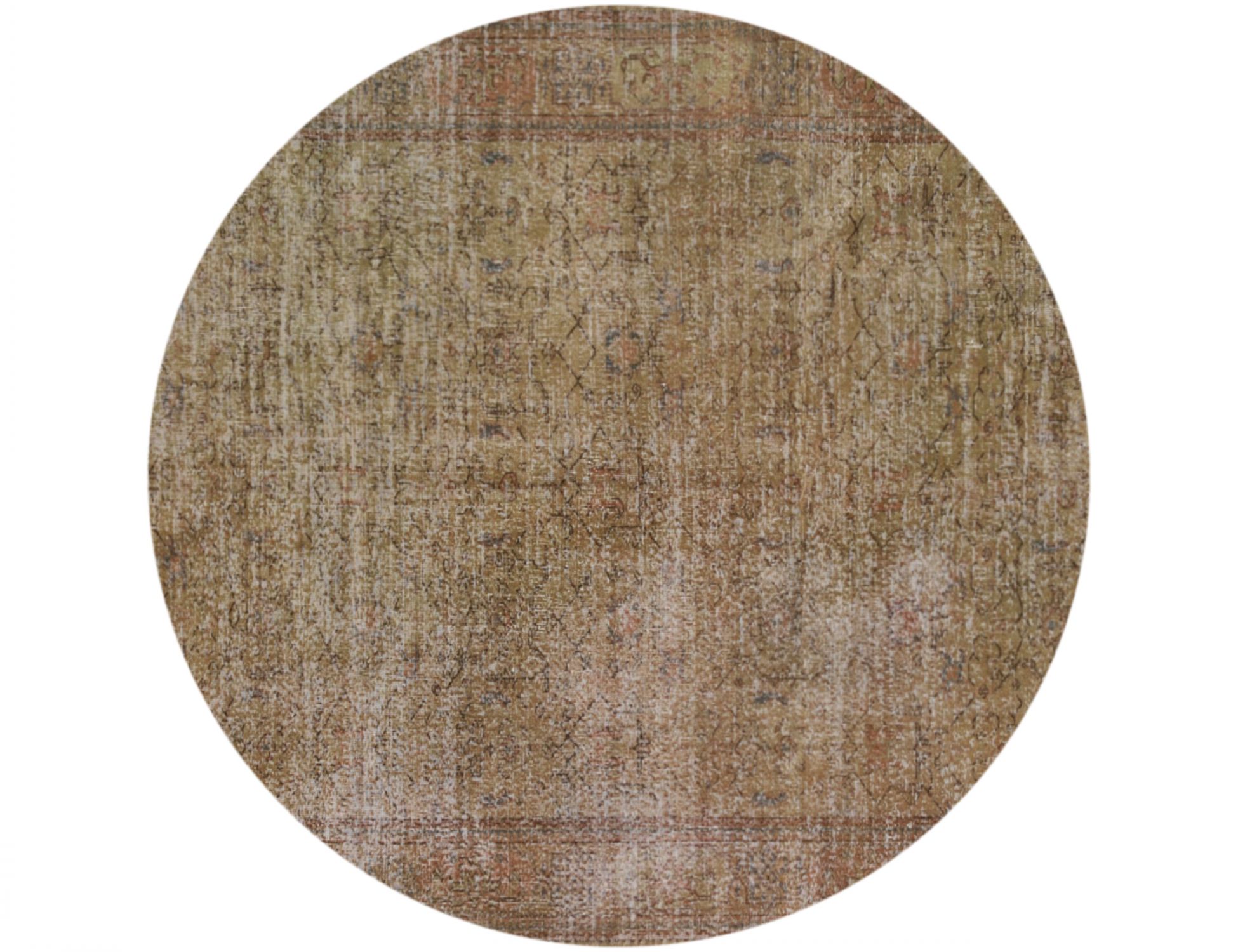 Tappeto Vintage  marrone <br/>225 x 225 cm