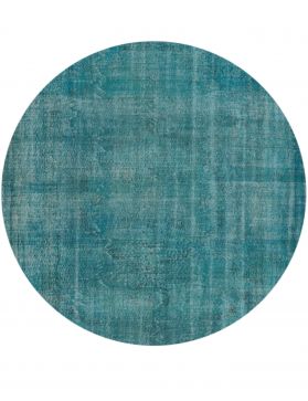 Vintage Teppich rund 216 X 216 blau