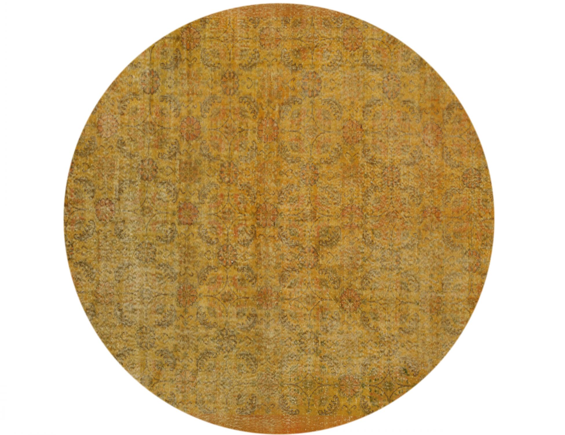 Tappeto Vintage  giallo <br/>215 x 215 cm