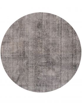 Vintage Teppich rund 226 X 226 grau
