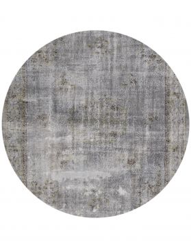 Rund Vintage Teppich rund  grau <br/>218 x 218 cm