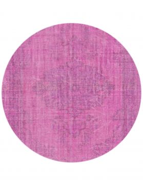 Vintage Teppich rund 216 X 216 lila