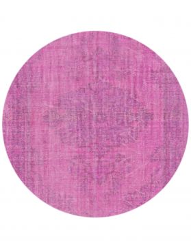 Vintage Tapis rond 216 X 216 violet