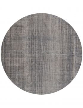 Vintage Teppich rund 216 X 216 grau