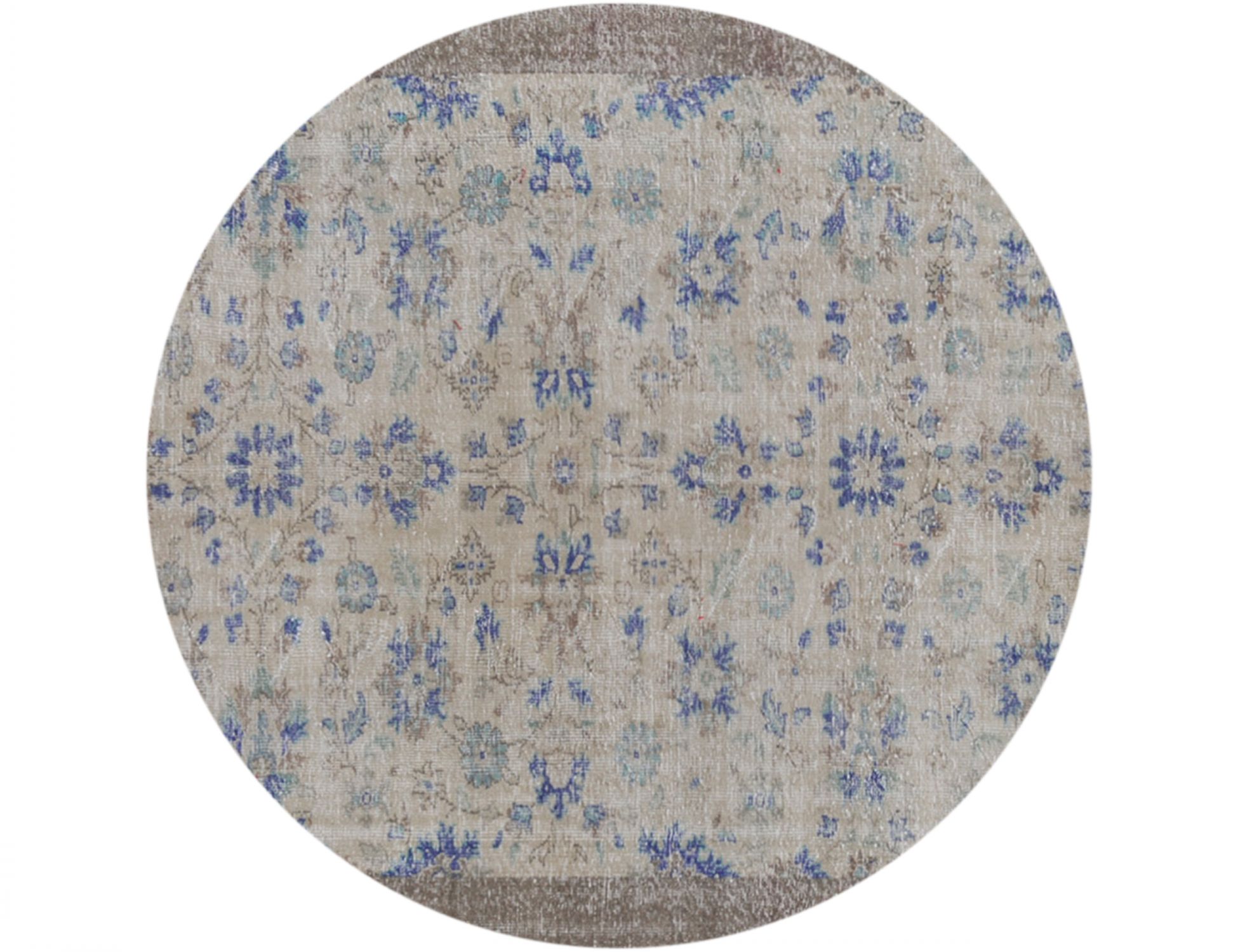 Grey Turkey Vintage Carpet  218 x 218 cm