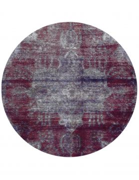 Vintage Carpet round 227 X 227 purple 