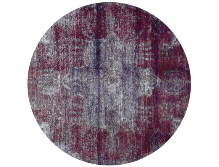 Viola Persiano Tappeto Vintage 227 x 227 cm