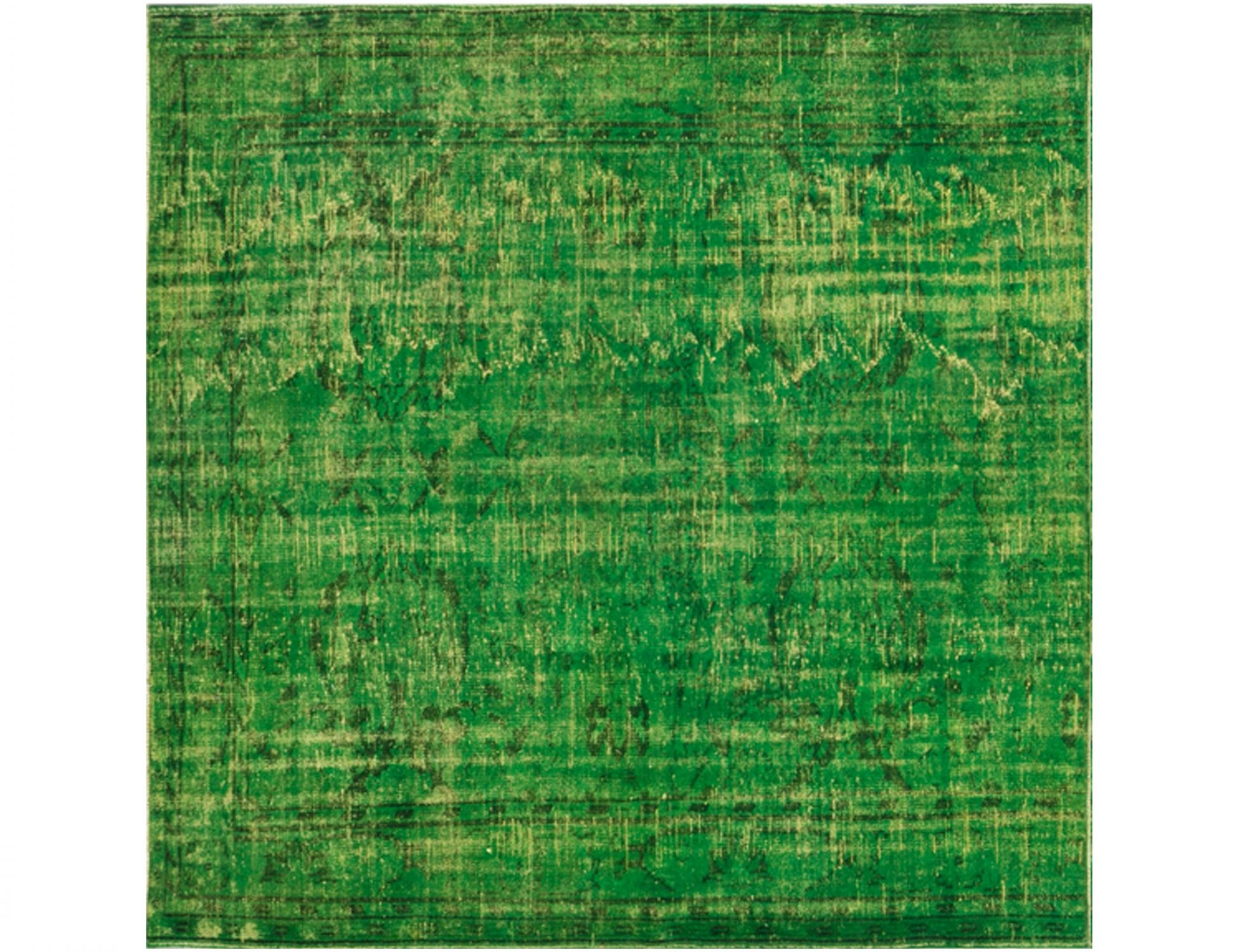 Tappeto Vintage  verde <br/>224 x 224 cm