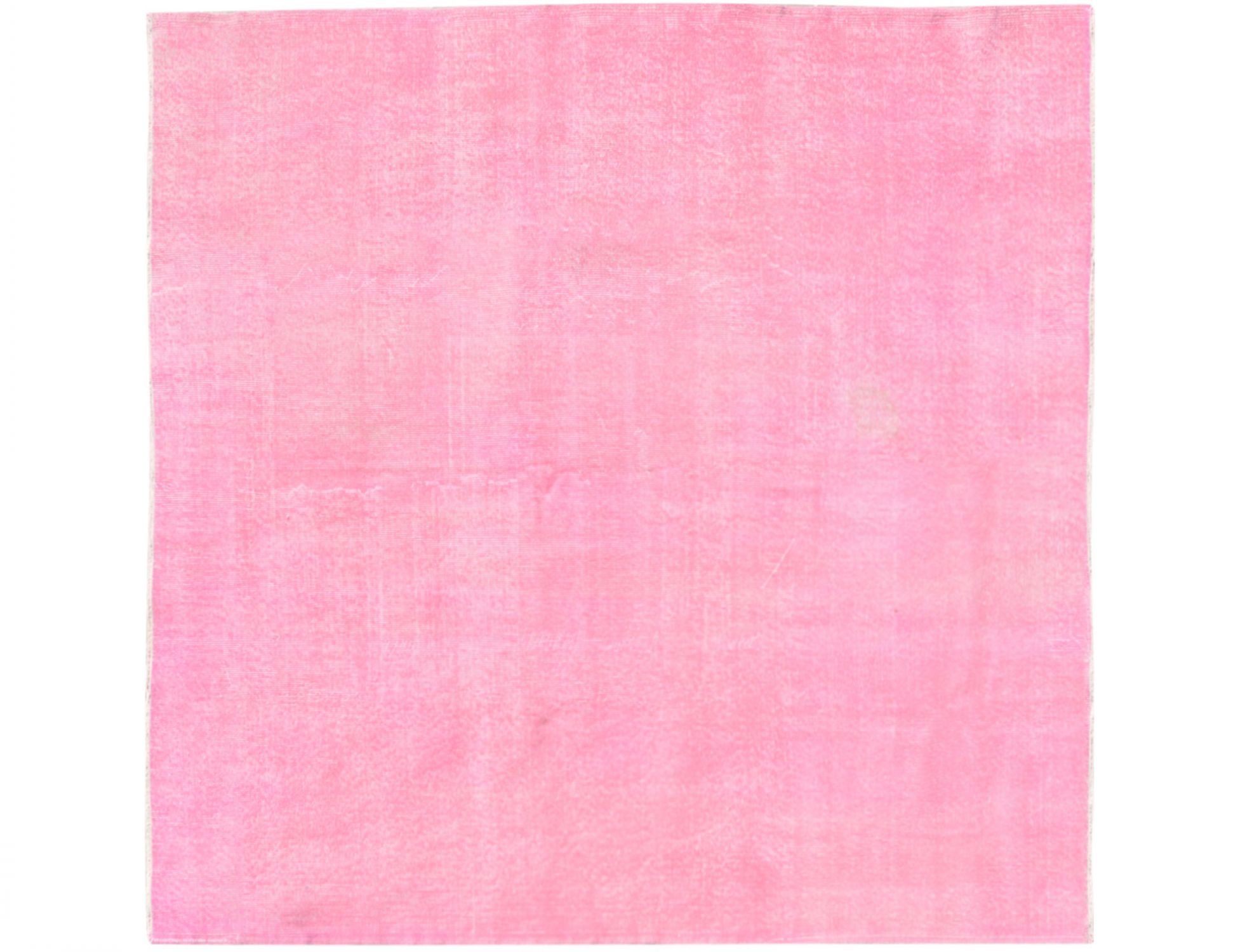 Quadrat Vintage Teppich  rosa <br/>206 x 206 cm