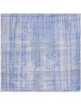 Quadrat Vintage Teppich  blau <br/>213 x 213 cm