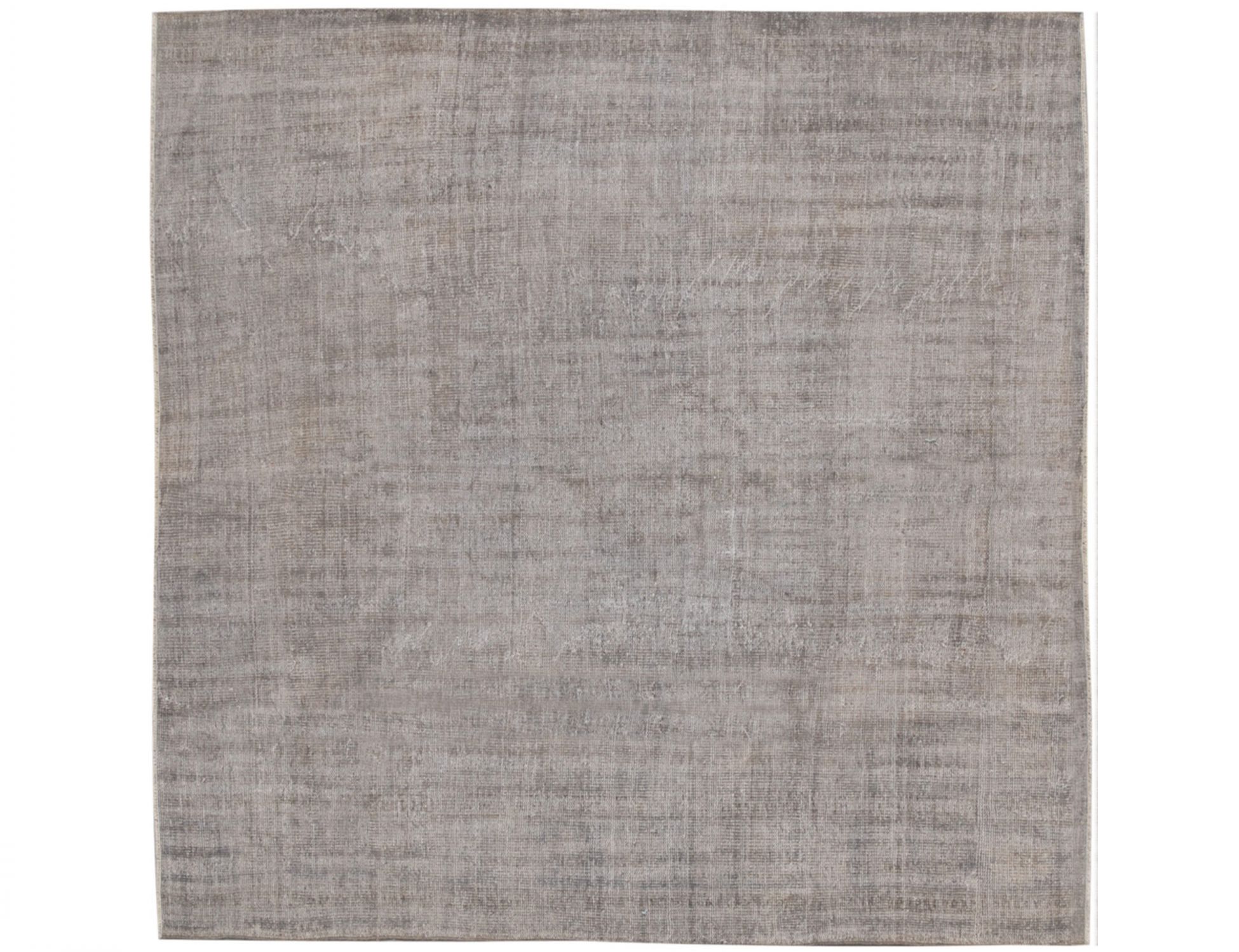 Quadrat Vintage Teppich rund  grau <br/>226 x 226 cm