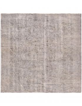 Quadrat Vintage Teppich  grau <br/>185 x 185 cm