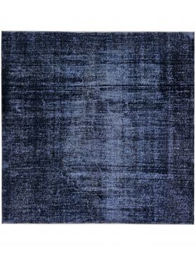 Quadrat Vintage Teppich  blau <br/>187 x 187 cm