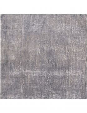 Quadrat Vintage Teppich  grau <br/>260 x 260 cm