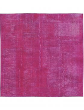 Quadrat Vintage Teppich  lila <br/>205 x 205 cm