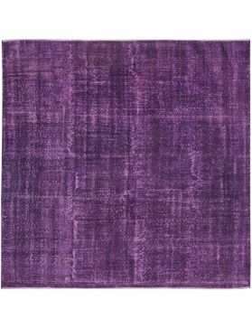  Vintage Tapijt 205 X 205 purper