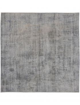 Quadrat Vintage Teppich  grau <br/>193 x 193 cm