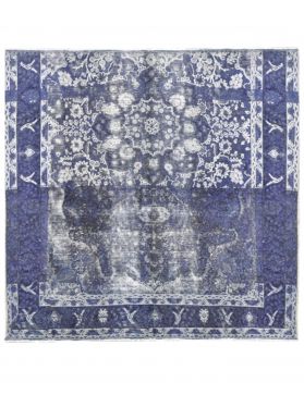 Alfombra vintage 250 X 250 azul