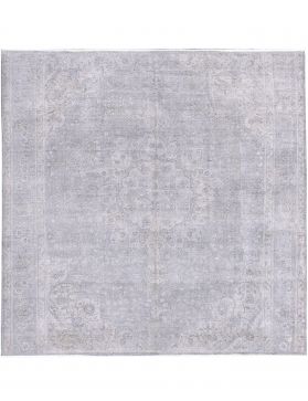Quadrat Vintage Teppich  grau <br/>290 x 290 cm