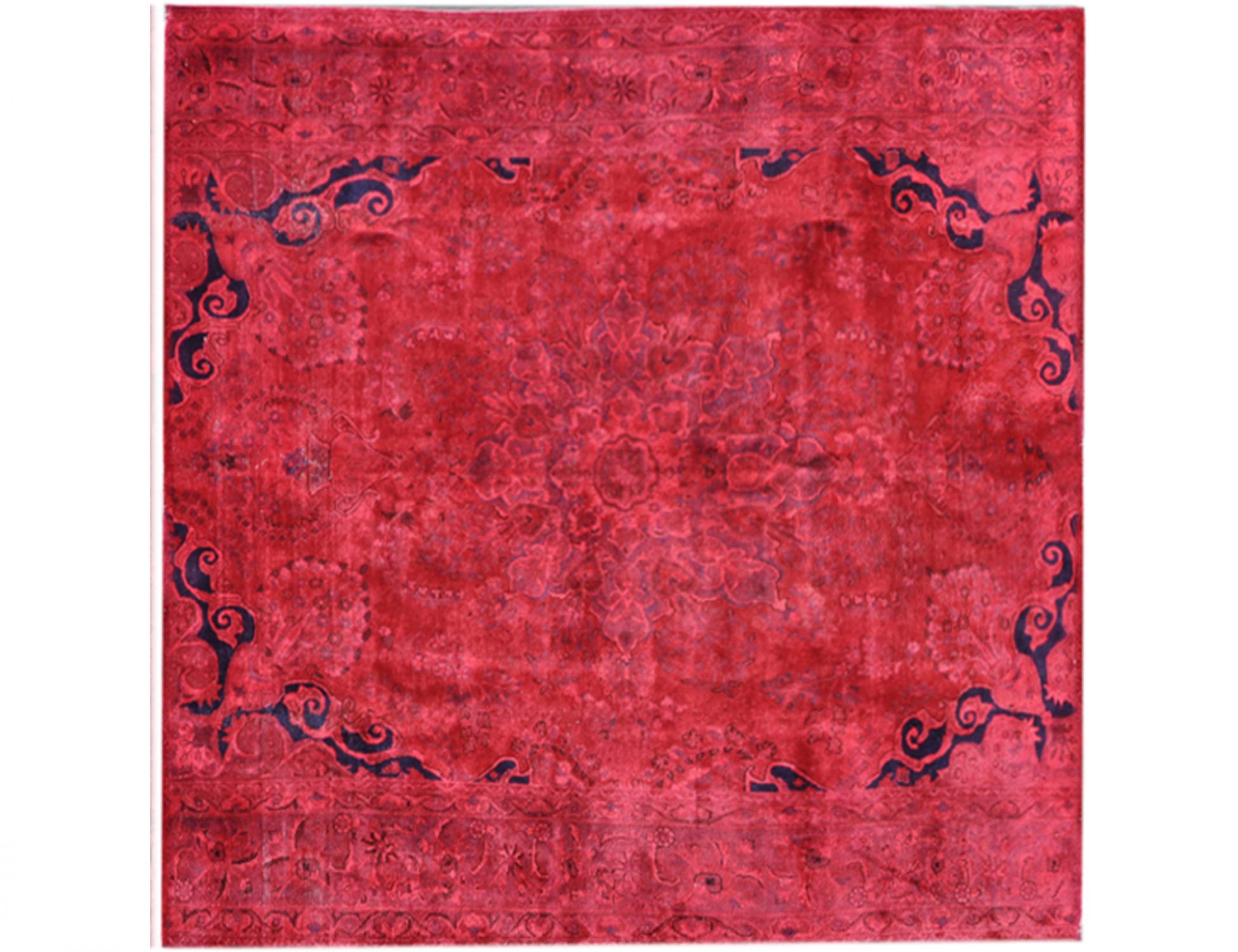 Tappeto Vintage  rosso <br/>282 x 282 cm