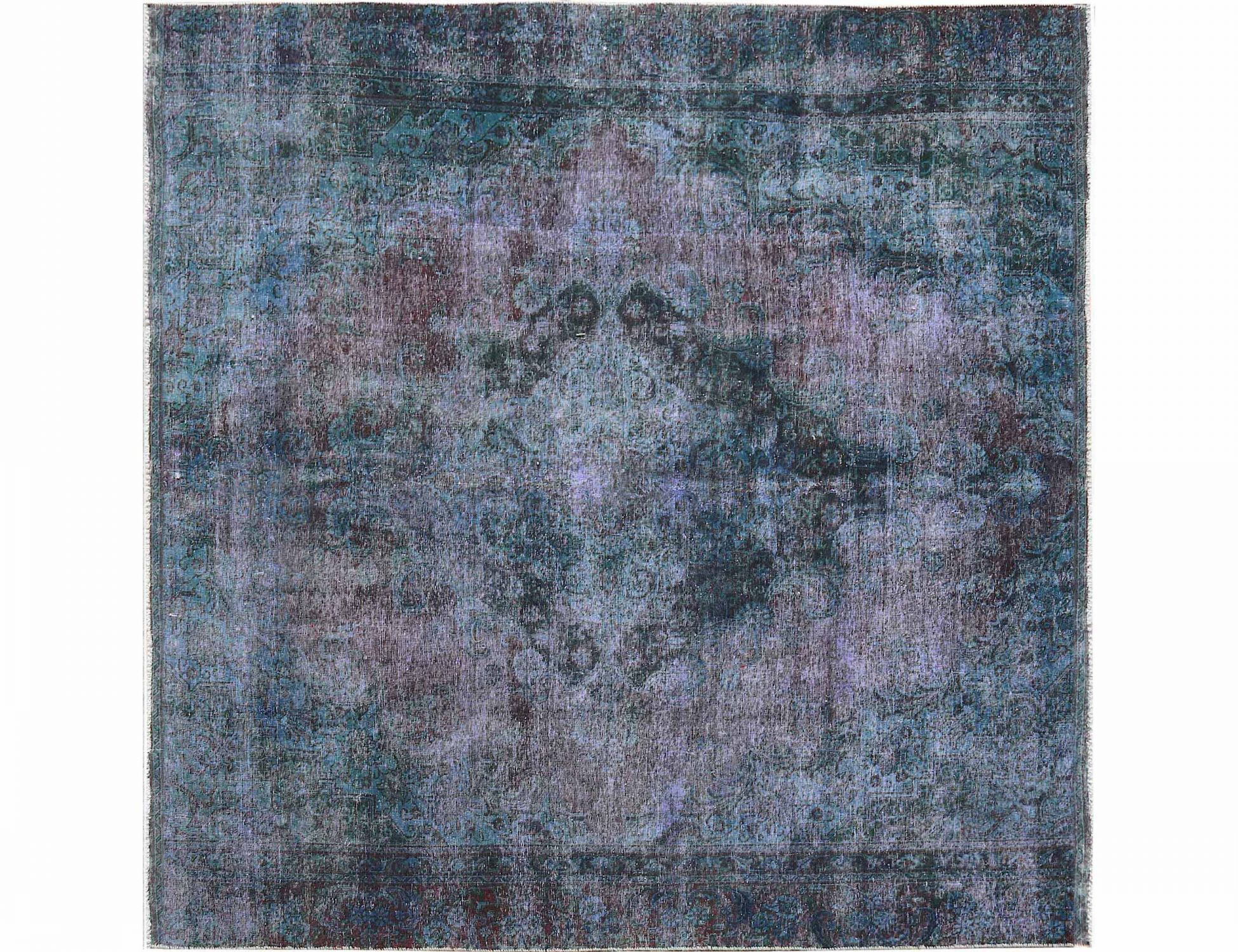 Tappeto Vintage  blu <br/>270 x 270 cm
