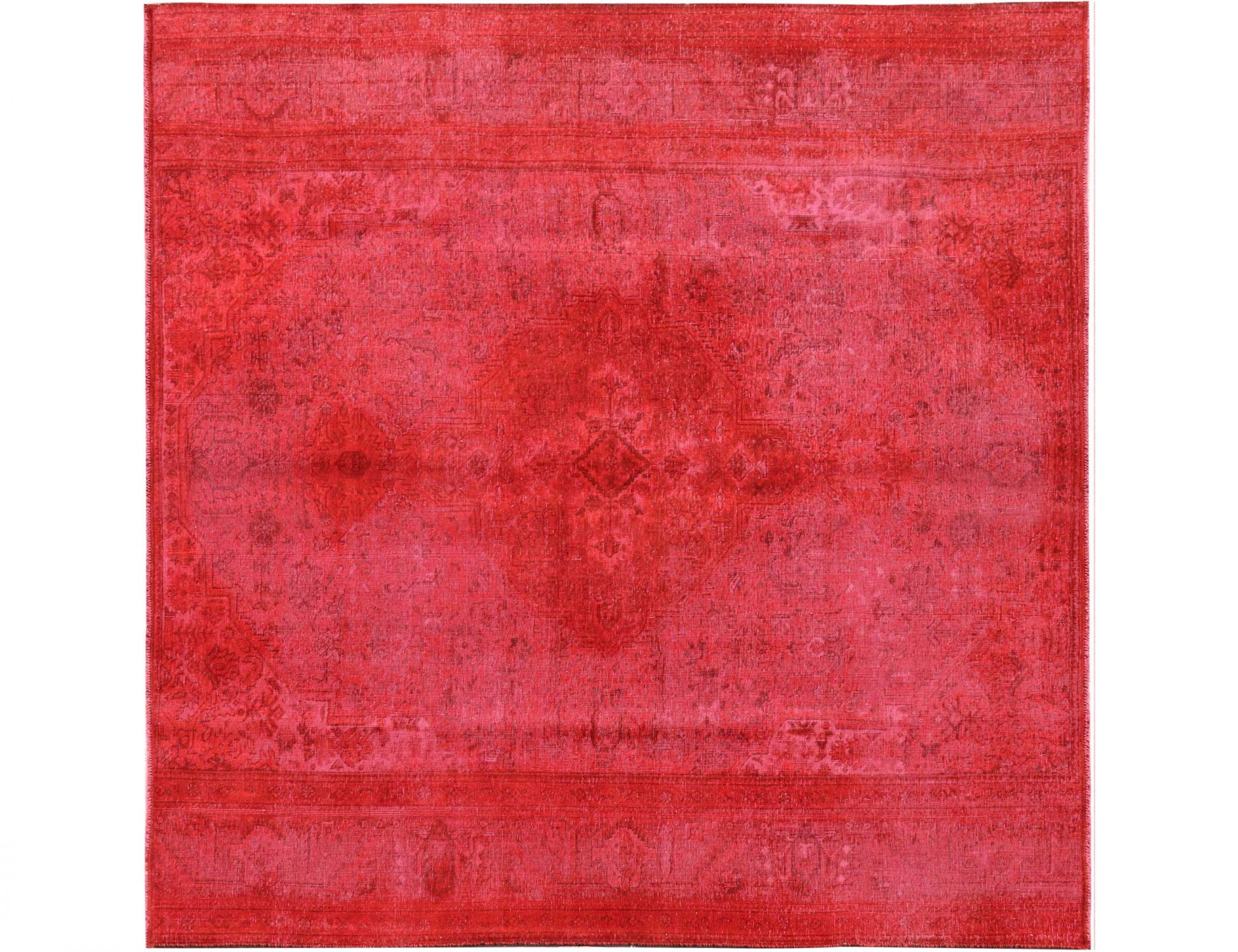 Tappeto Vintage  rosso <br/>284 x 284 cm