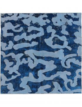 Vintage Tapis 205 X 205 bleu