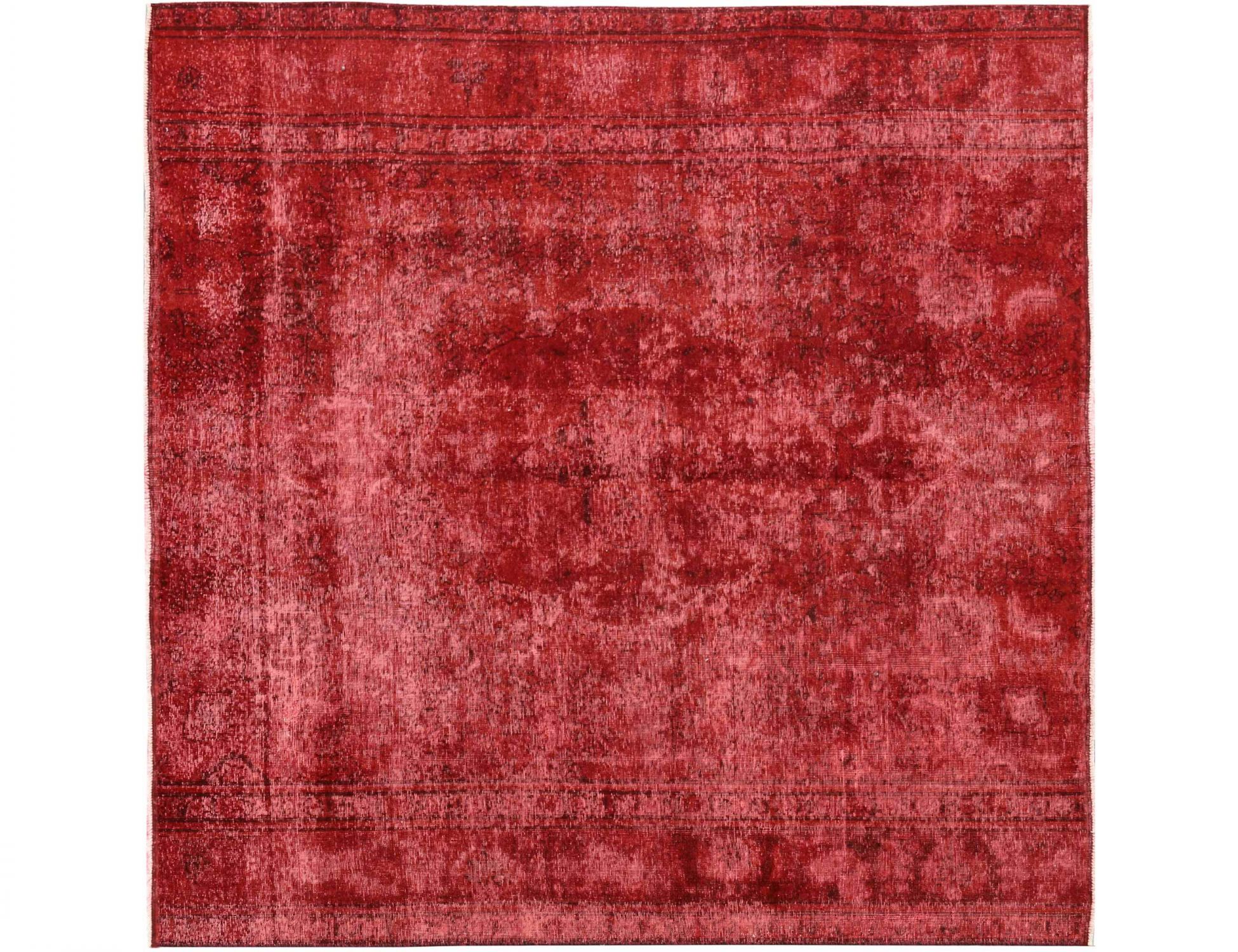 Tappeto Vintage  rosso <br/>262 x 262 cm