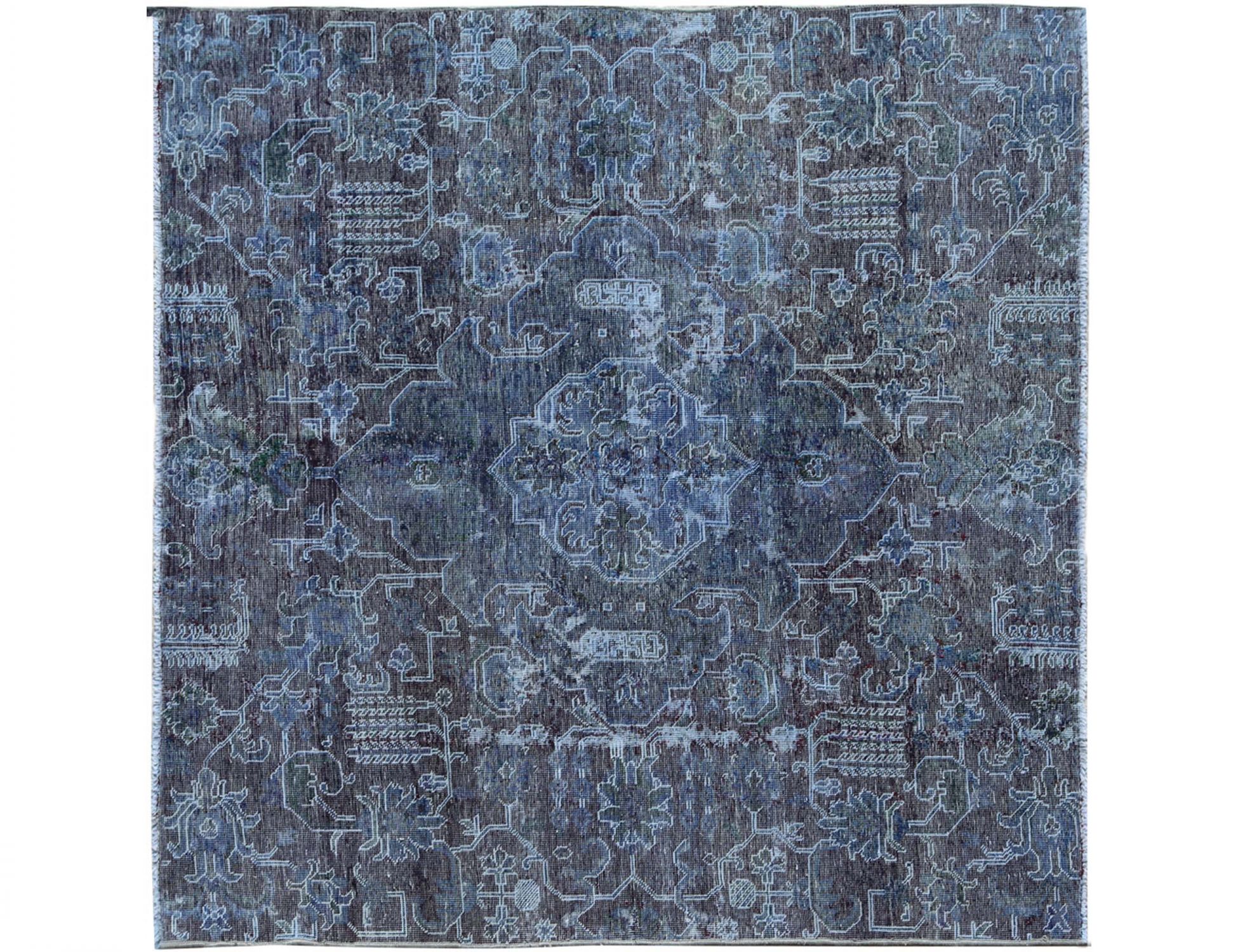 Vintage Matta  blå <br/>207 x 207 cm