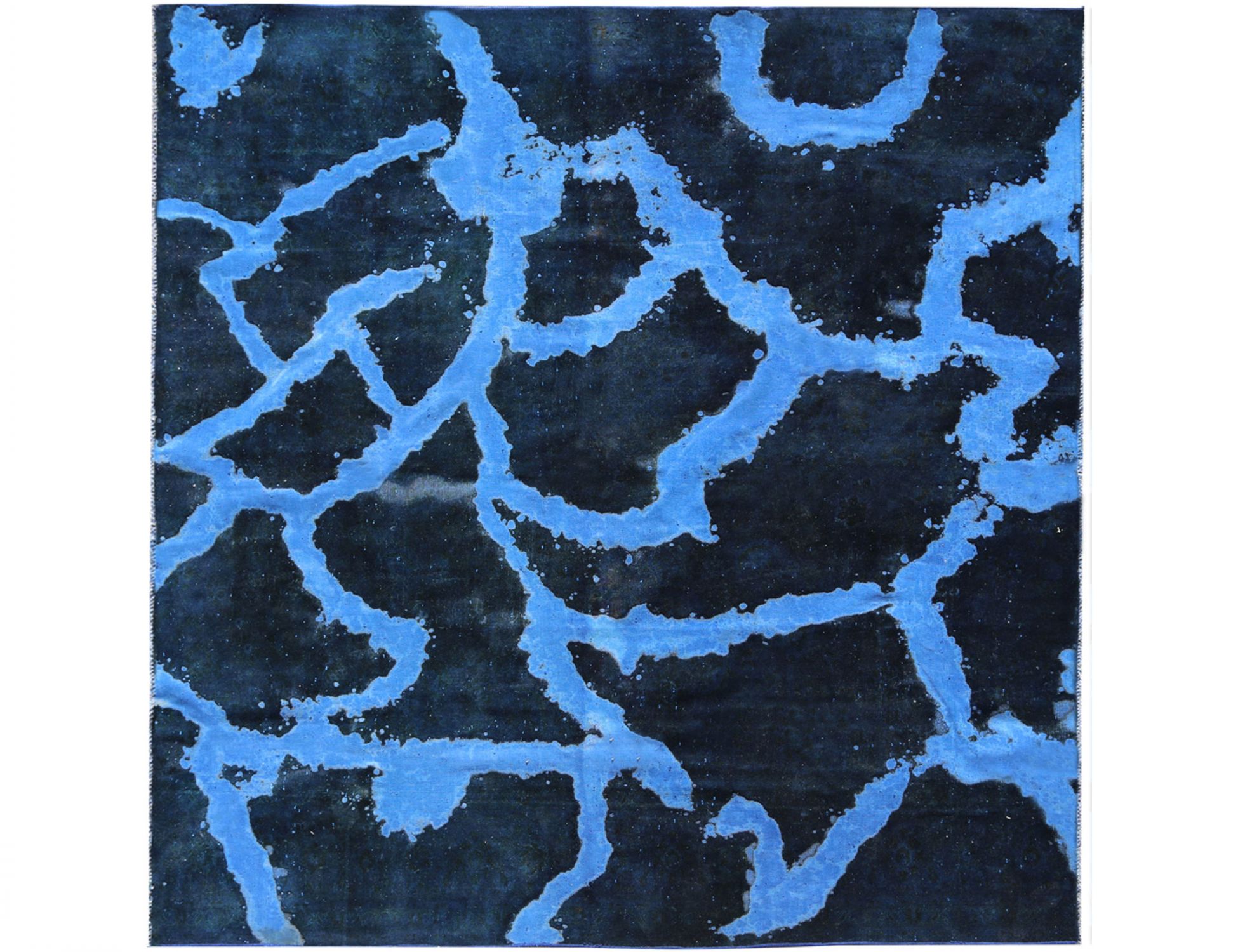 Tappeto Vintage  blu <br/>302 x 302 cm