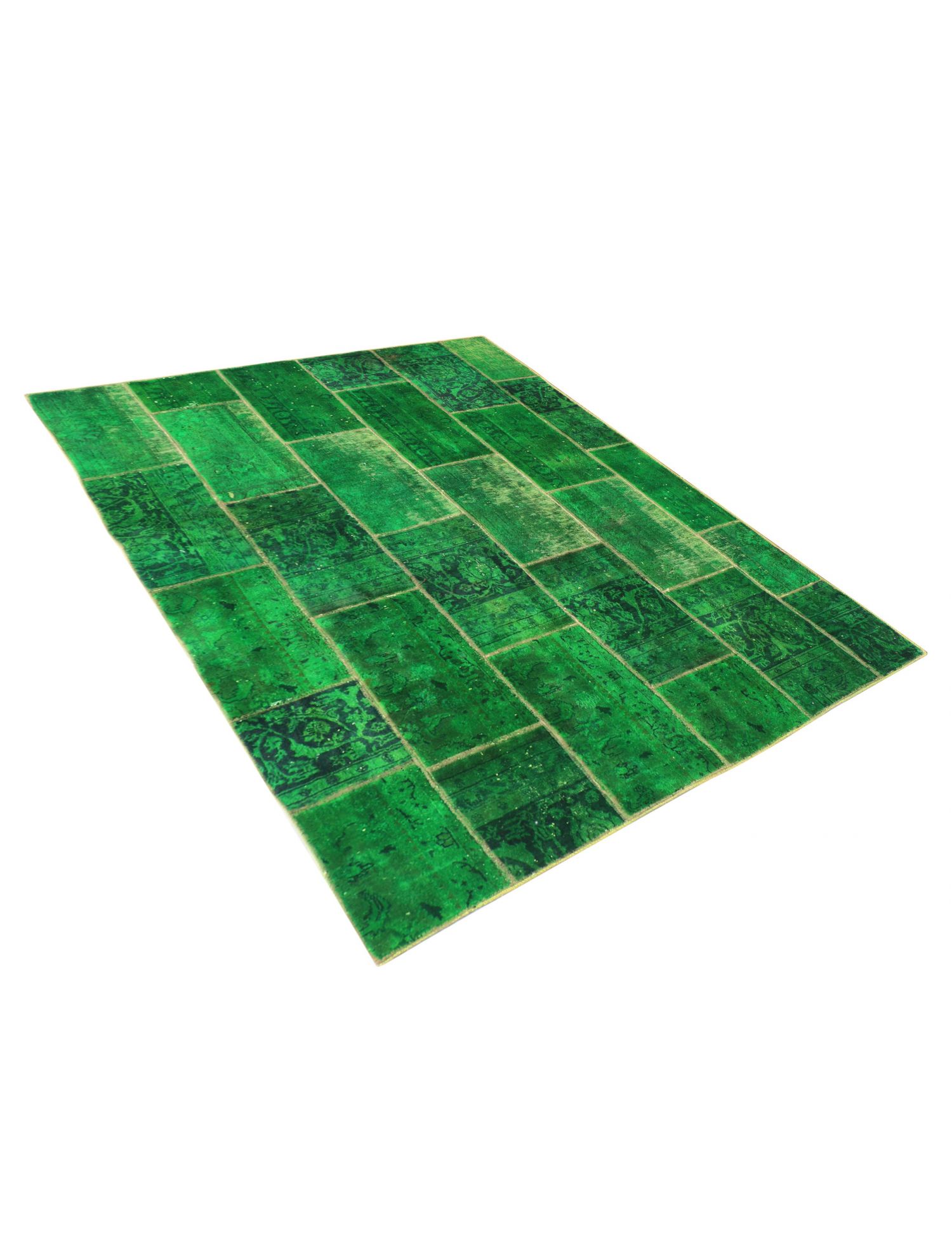 Tappeto Patchwork  verde <br/>240 x 170 cm