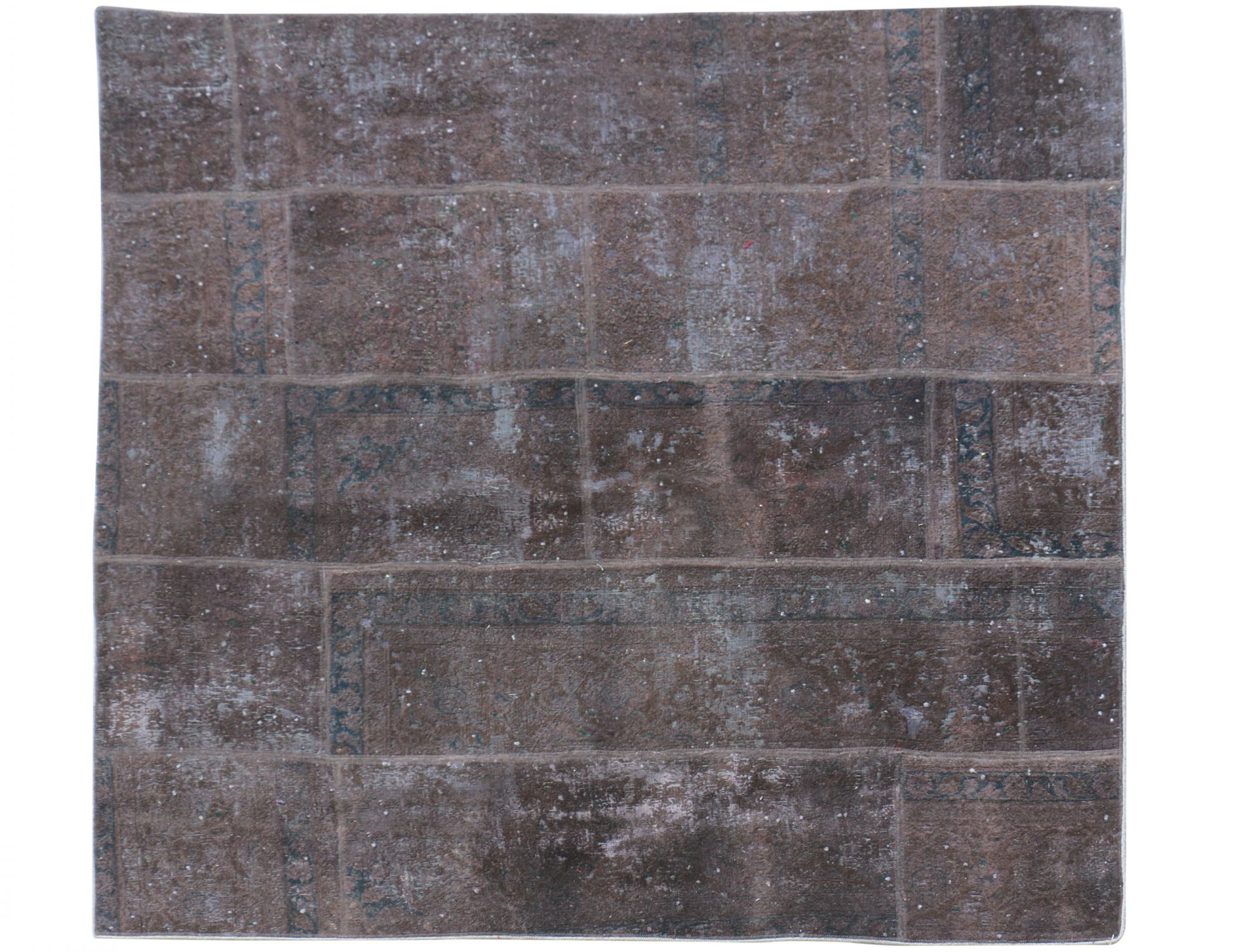 Tappeto Patchwork  nero <br/>199 x 199 cm