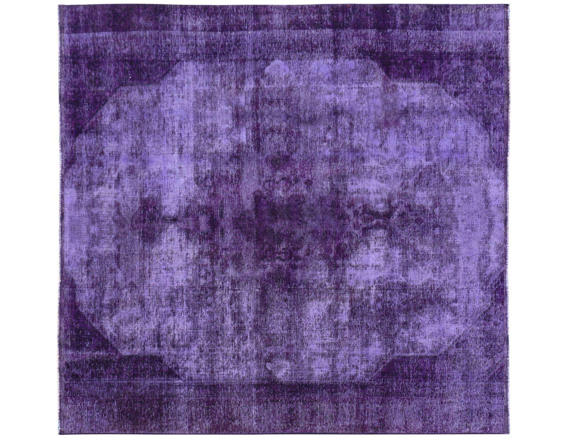 Tappeto Vintage  viola <br/>233 x 233 cm