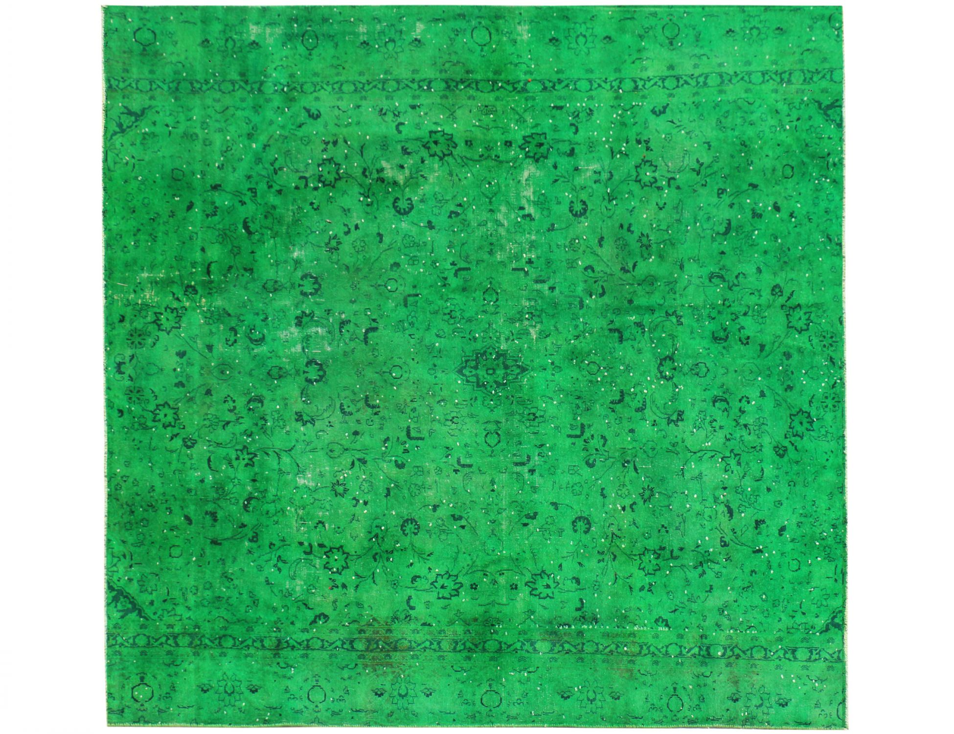Tappeto Vintage   verde <br/>244 x 244 cm