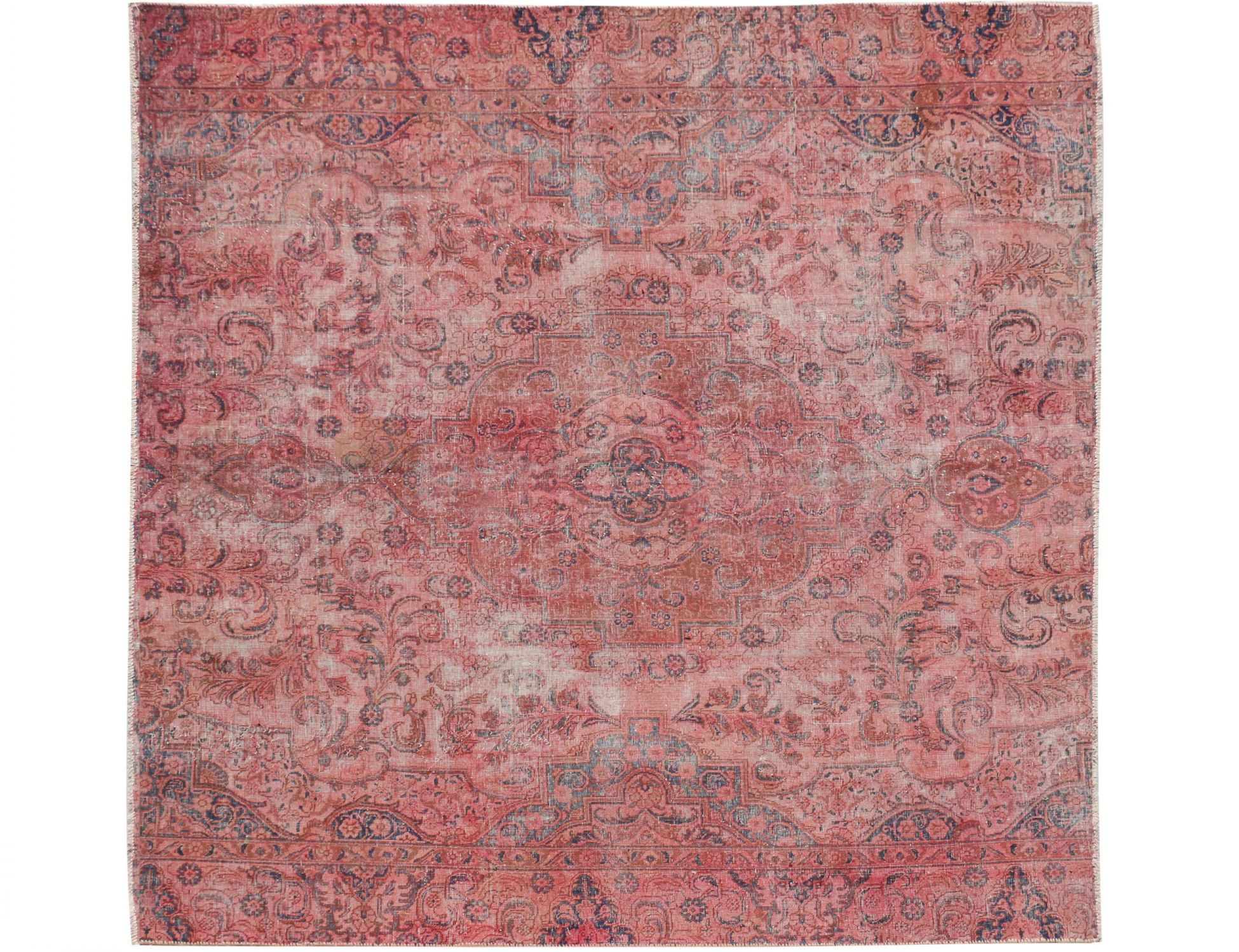 Tappeto Vintage  rosa <br/>260 x 260 cm