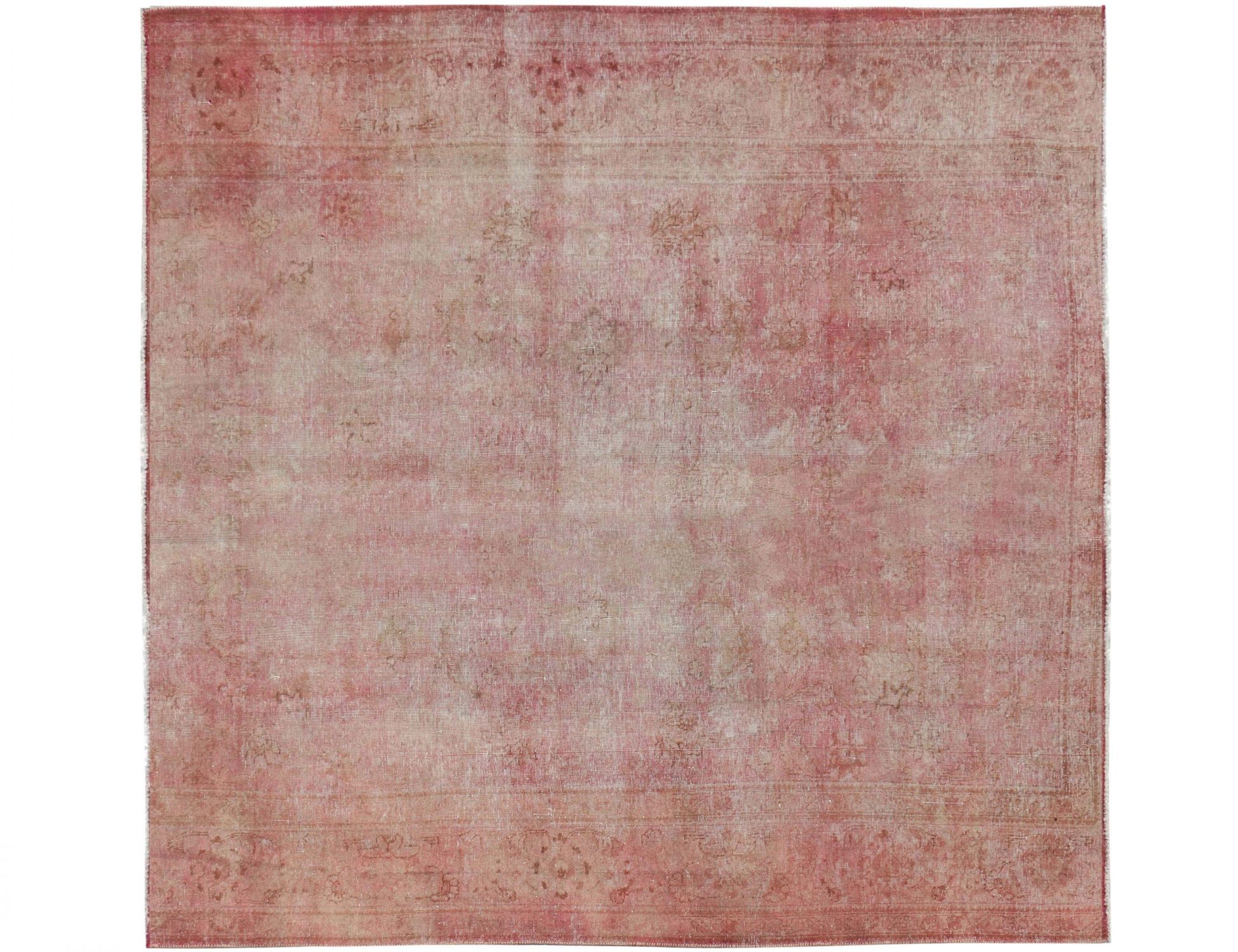 Tappeto Vintage  rosa <br/>240 x 240 cm