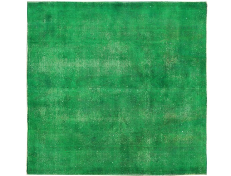 Grün Persien Vintage Teppich  260 x 260 cm