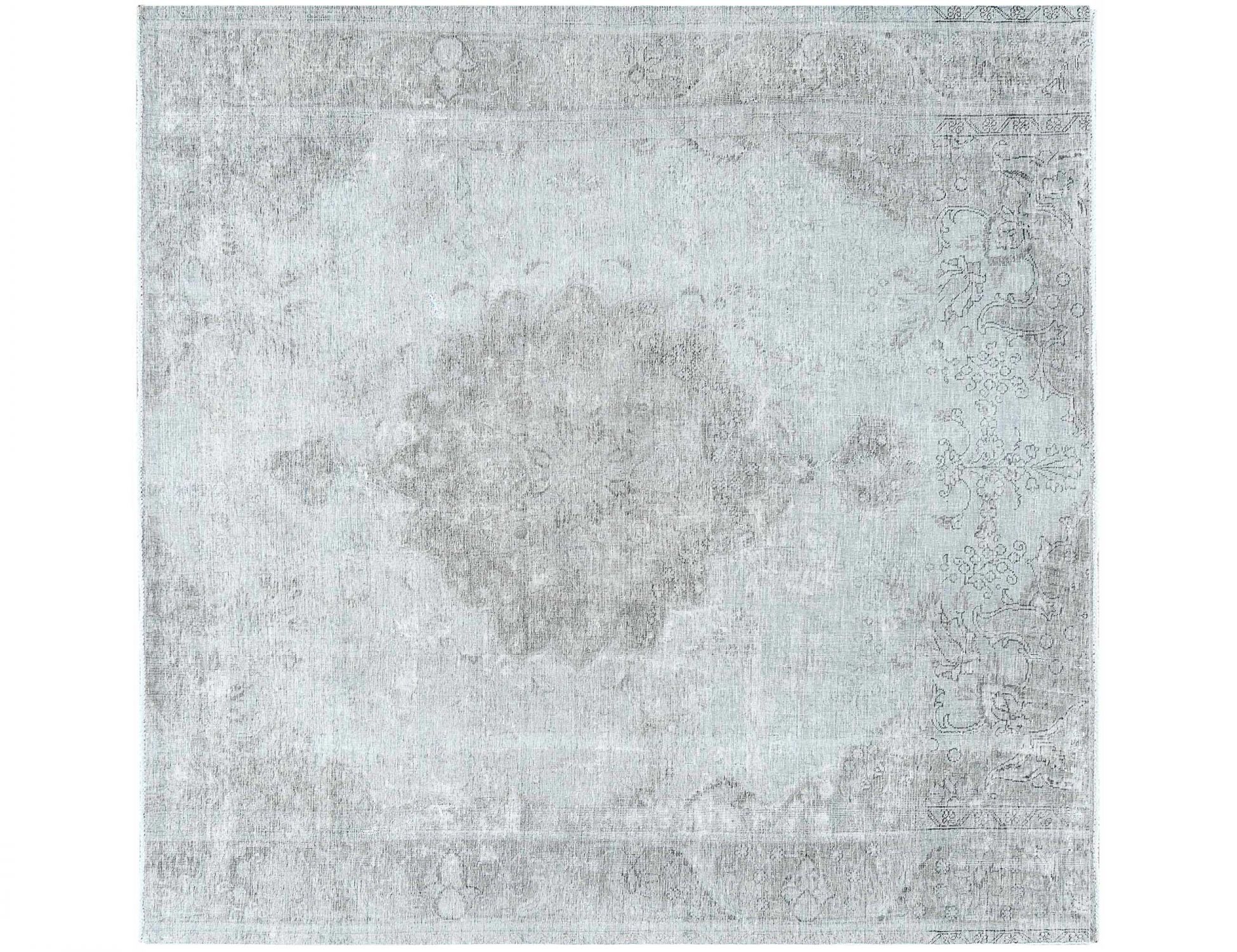 Quadrat Vintage Perserteppich  grau <br/>287 x 287 cm