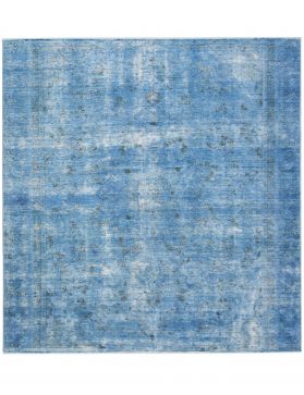 Quadrat Vintage Perserteppich  blau <br/>256 x 256 cm