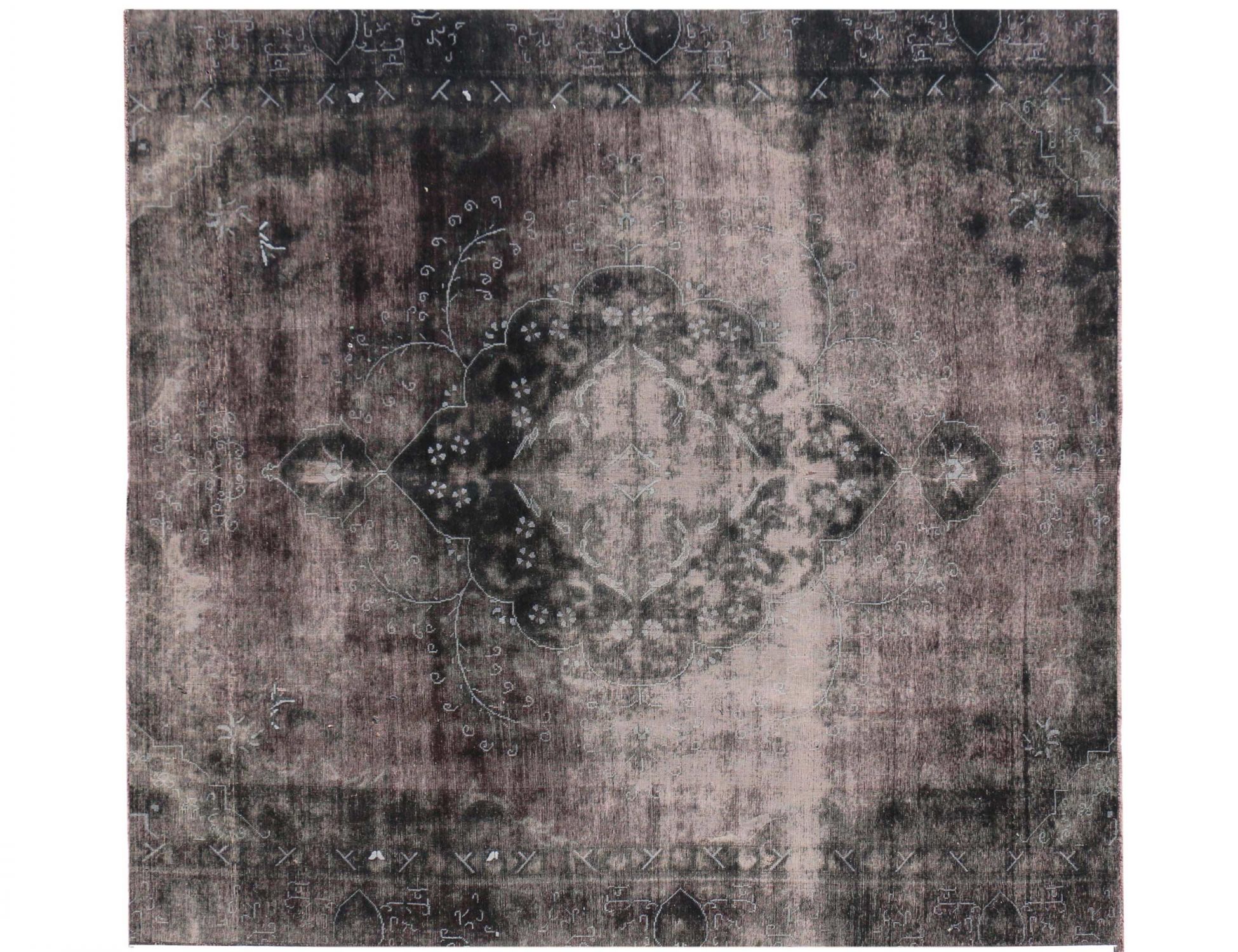 Tappeto Vintage  nero <br/>266 x 266 cm