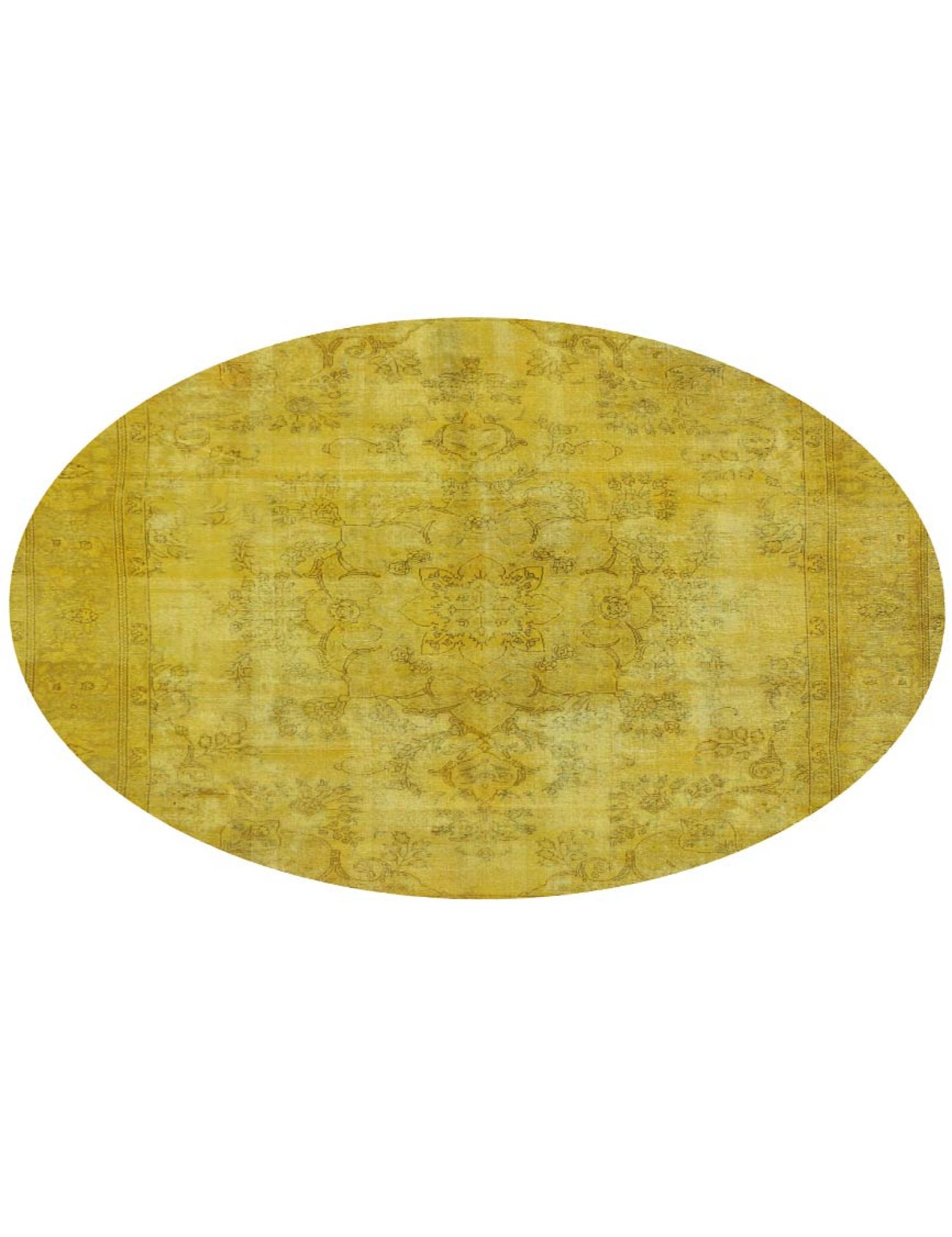 Tappeto Vintage  giallo <br/>275 x 275 cm