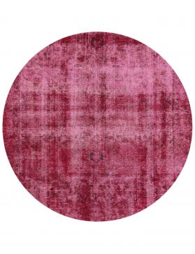 Vintage Carpet round 260 x 260 red 